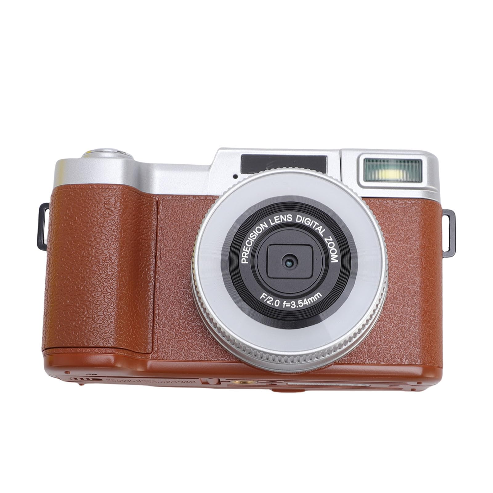 4K Digital Camera for Photography, Autofocus 64MP Vlog Camera with 2.8 Inch 180 Degree Flip Screen, Compact Travel Camara with 16 Retro Filters (Brown)-image-37