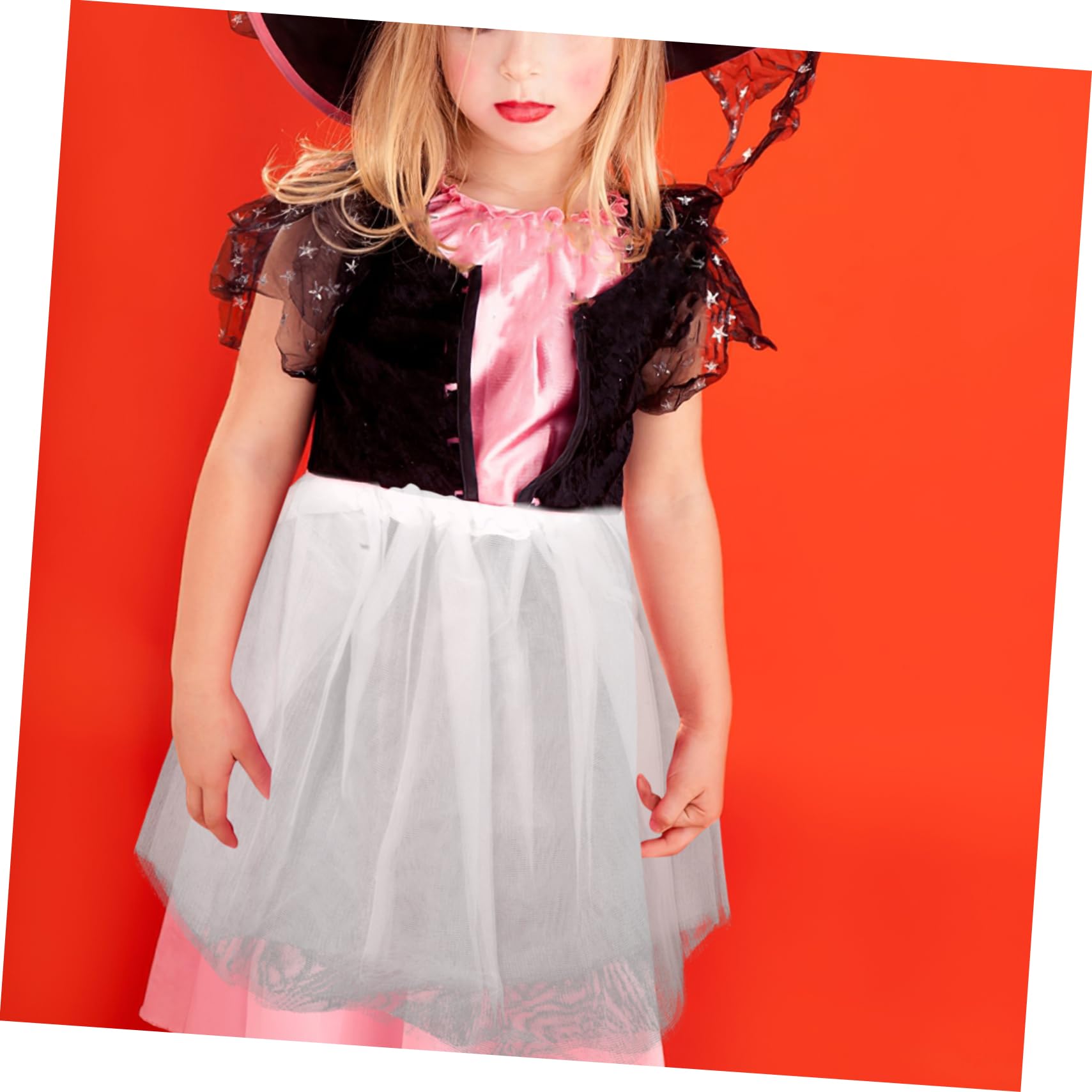 CALLARON 5 Sätze Kostüm Fluffy Tüllrock mit Haarreif Weicher Cosplay Rock für Jungen und Mädchen Halloween Party Verkleidung für Aufführungen und Festlichkeiten