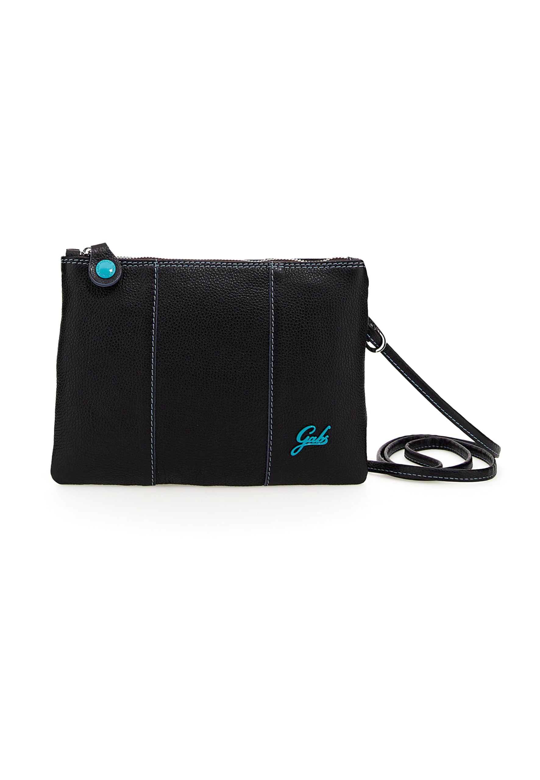 Gabs Women's Black Cross Body Bags, One Size, Leather Clutch With Adjustable Strap