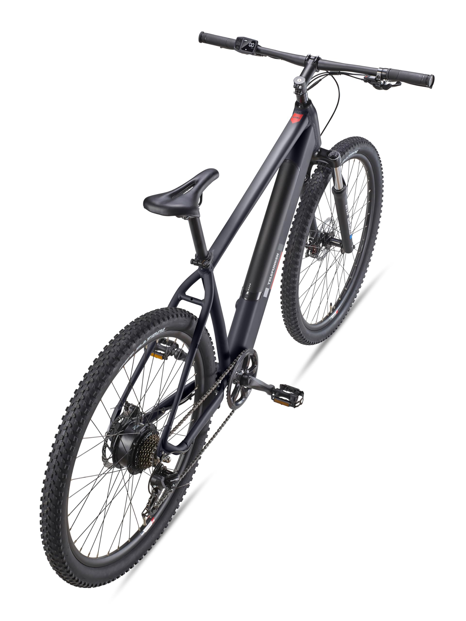 TELEFUNKEN E-Bike Mountainbike 29 Zoll für Herren und Damen | Elektrofahrrad mit 250W Hinterradmotor & 468 Wh Akku | 7-Gang Kettenschaltung | Scheibenbremsen | MTB Hardtail Pedelec