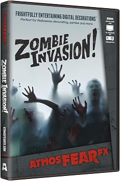 AtmosFX Zombie Invasion! Halloween Digital Decorations DVD