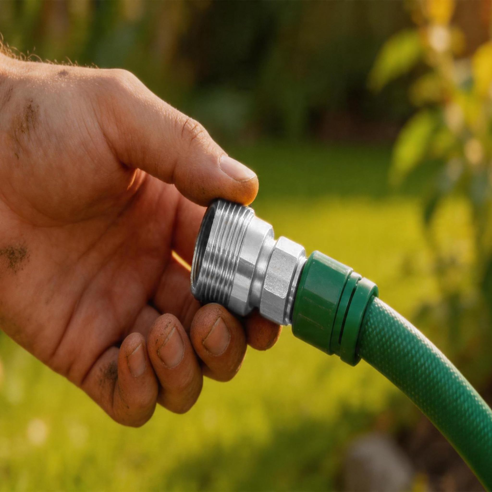 Set da 10 Adattatori Universali per Rubinetto in Ottone, Raccordo Doppio Maschio/Femmina per Tubo da Giardino, Frangigetto, Lavandino & Cucina, Impermeabile e Anti-Corrosione