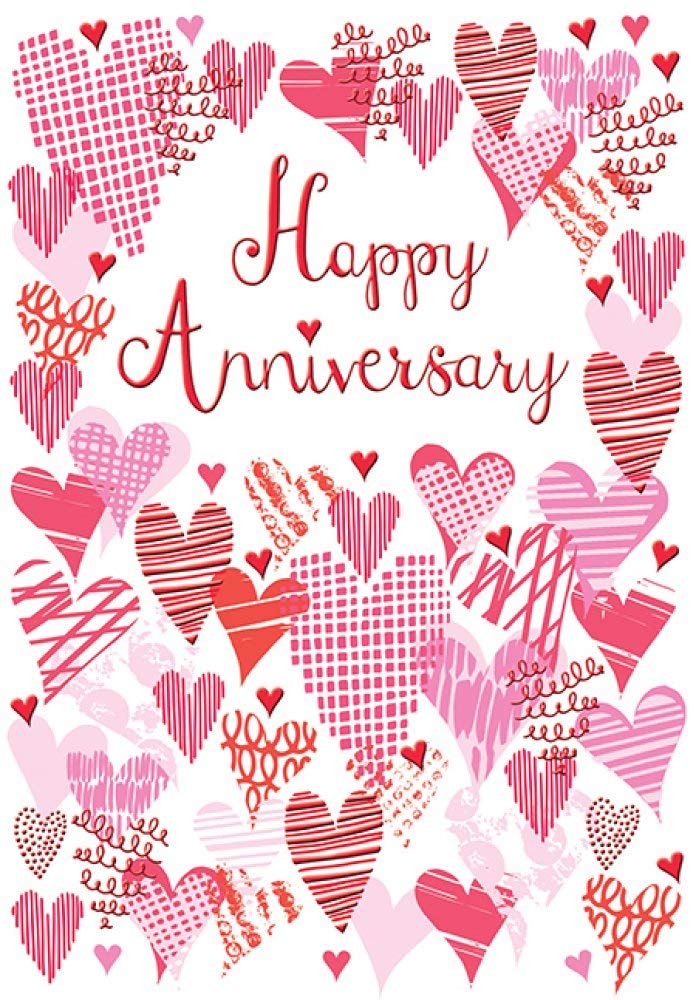 Piccadilly Greetings Modern Annivesary Card Your Annivesary - 7 x 5 inches