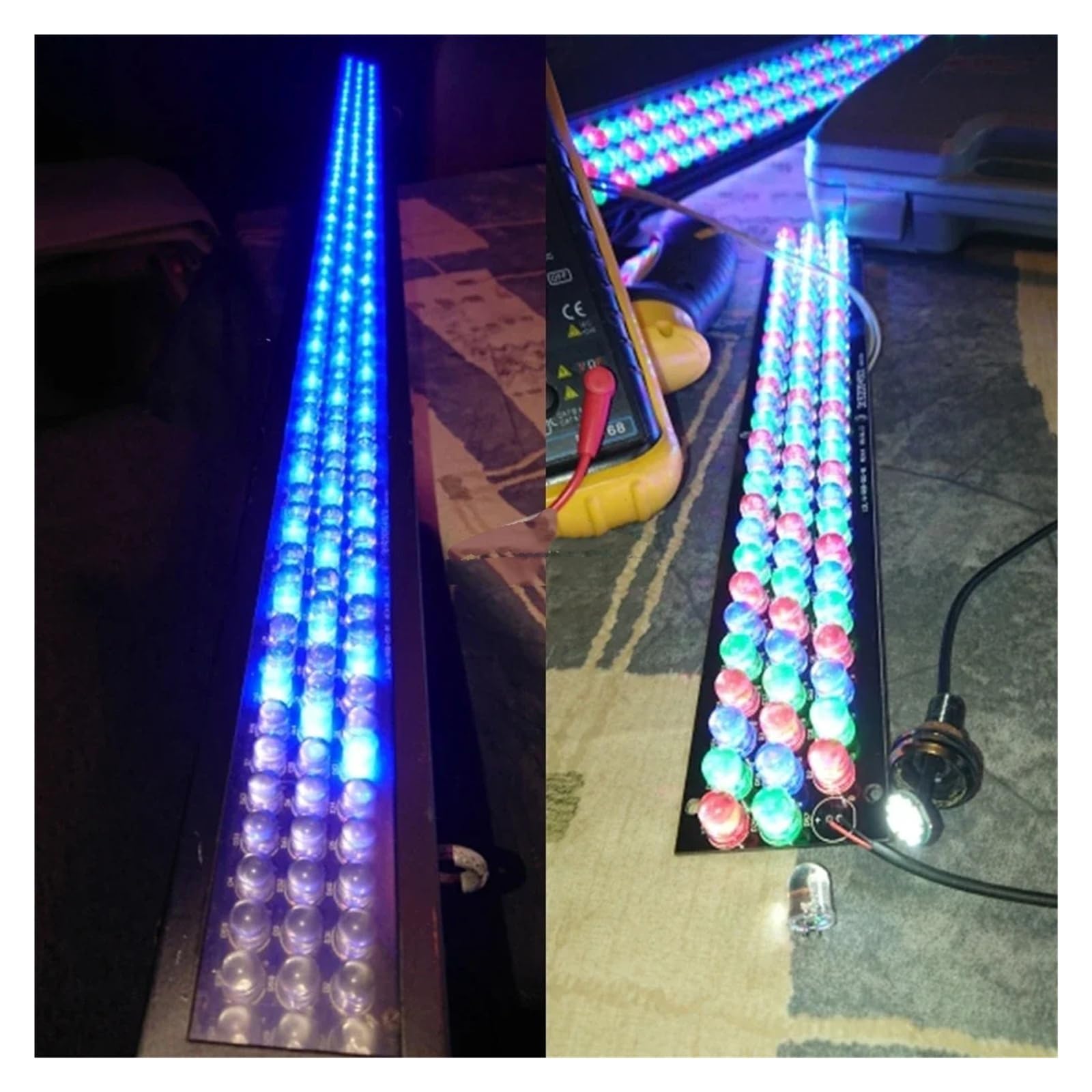 50-1000 pz 10mm rotondo rosso verde blu giallo bianco caldo diodi emettitori di luce chip LED lampada tallone 0.5 W 2.0-3.6 V luce decorativa(10mm Round Warm,1000PCS)