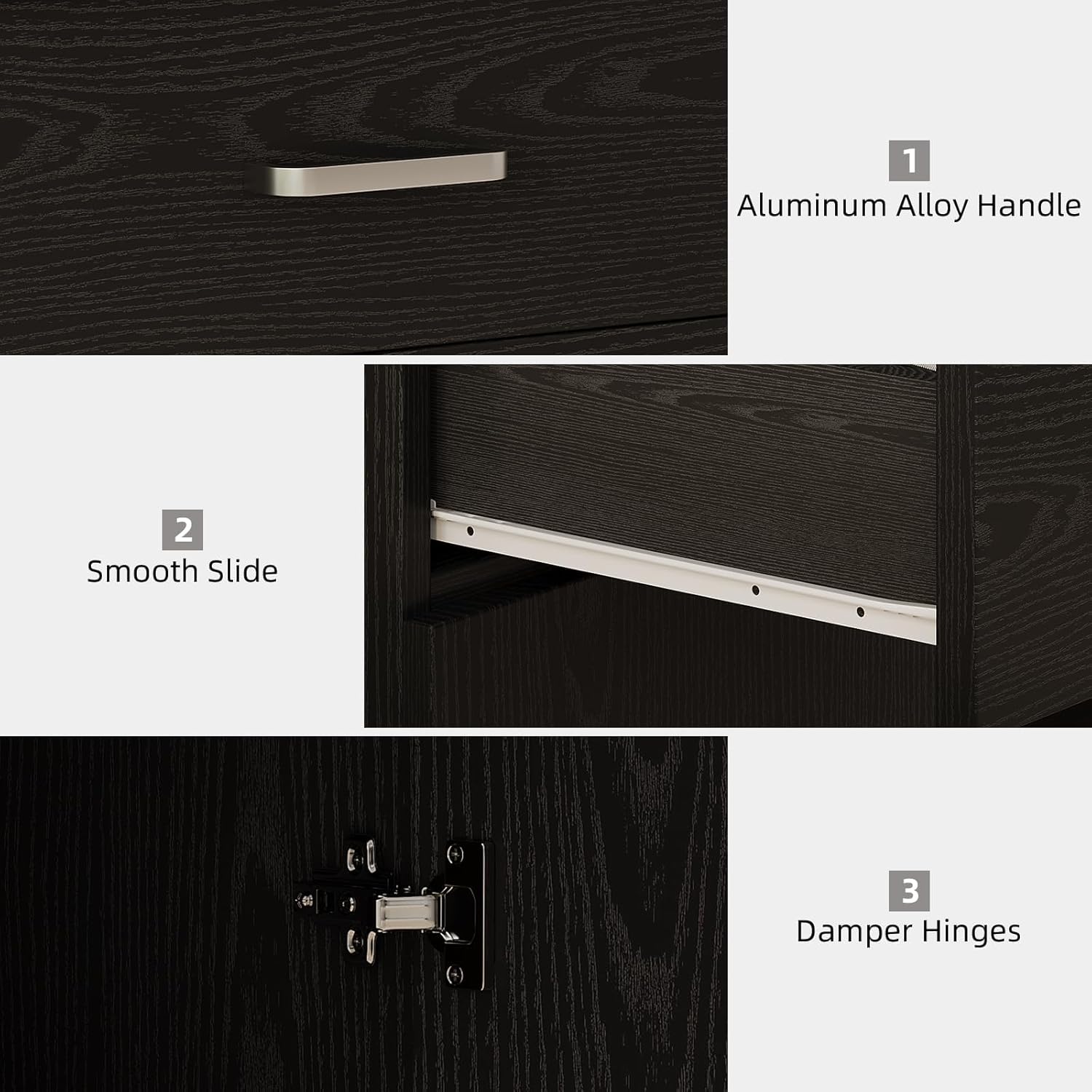 4ever2buy Salon Station for Hair Stylist, Black Barber Station Hair Salon Station, Hair Station Equipment Hair Dryer Holder, Black