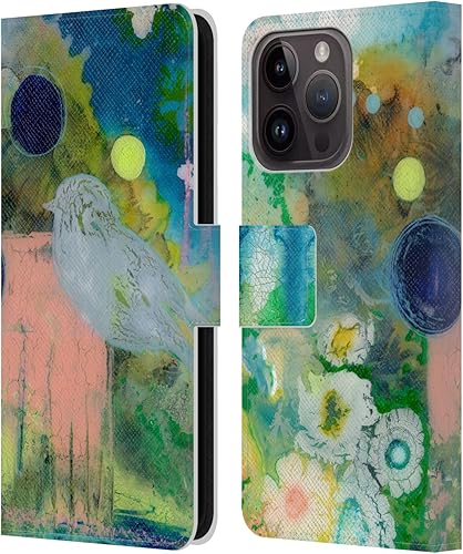 Miniatura 8 de Head Case Designs Officially Licensed Wyanne Quiet Nature 2 Leather Book Wallet Case Cover Compatible with Apple iPhone 15 Pro