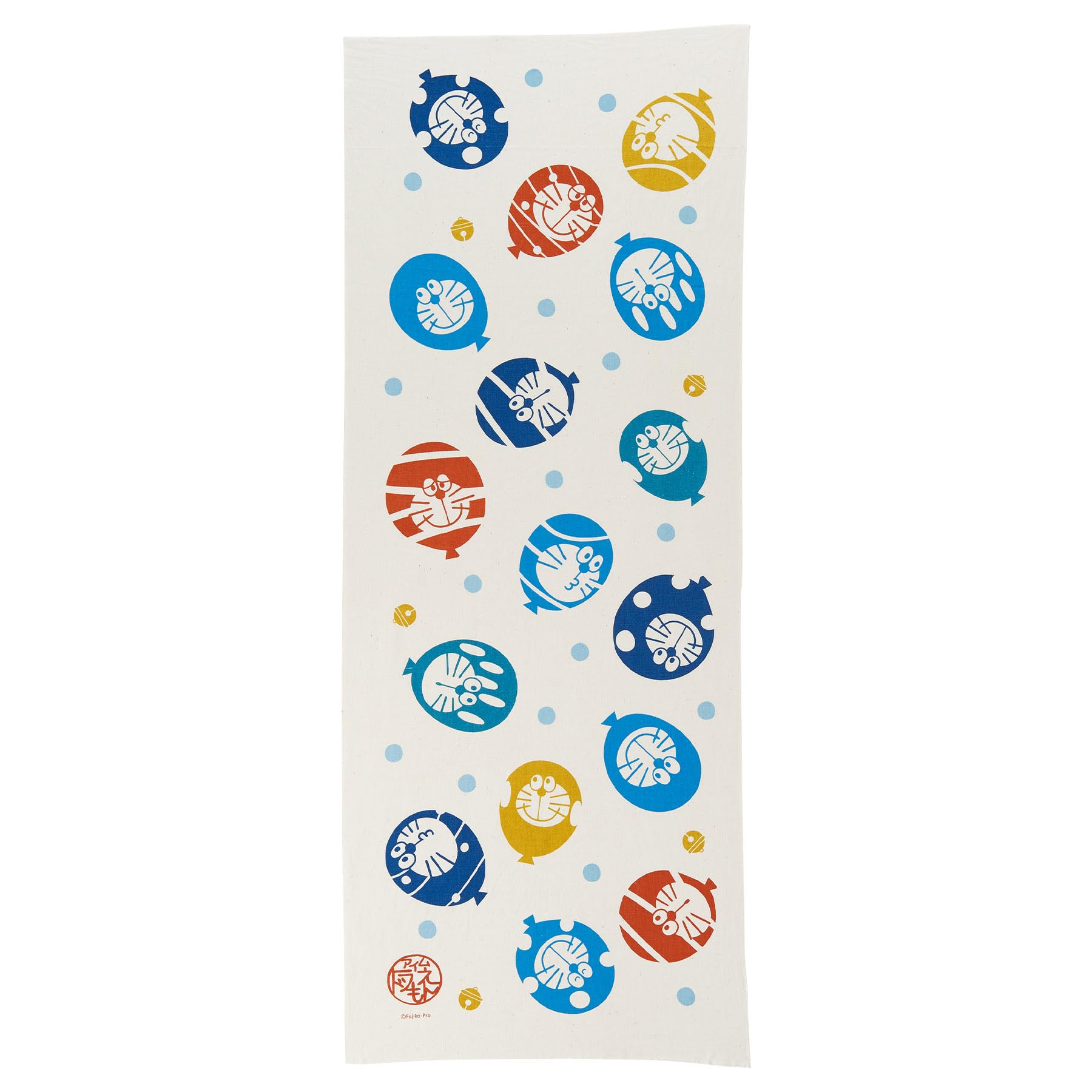 Marushin Tenugui I'm doraemon Doraemon Wagokoro Asobi 100% Cotton Made in Japan 2905001300 13.4 x 35.4 inches (34 x 90 cm) : Home & Kitchen