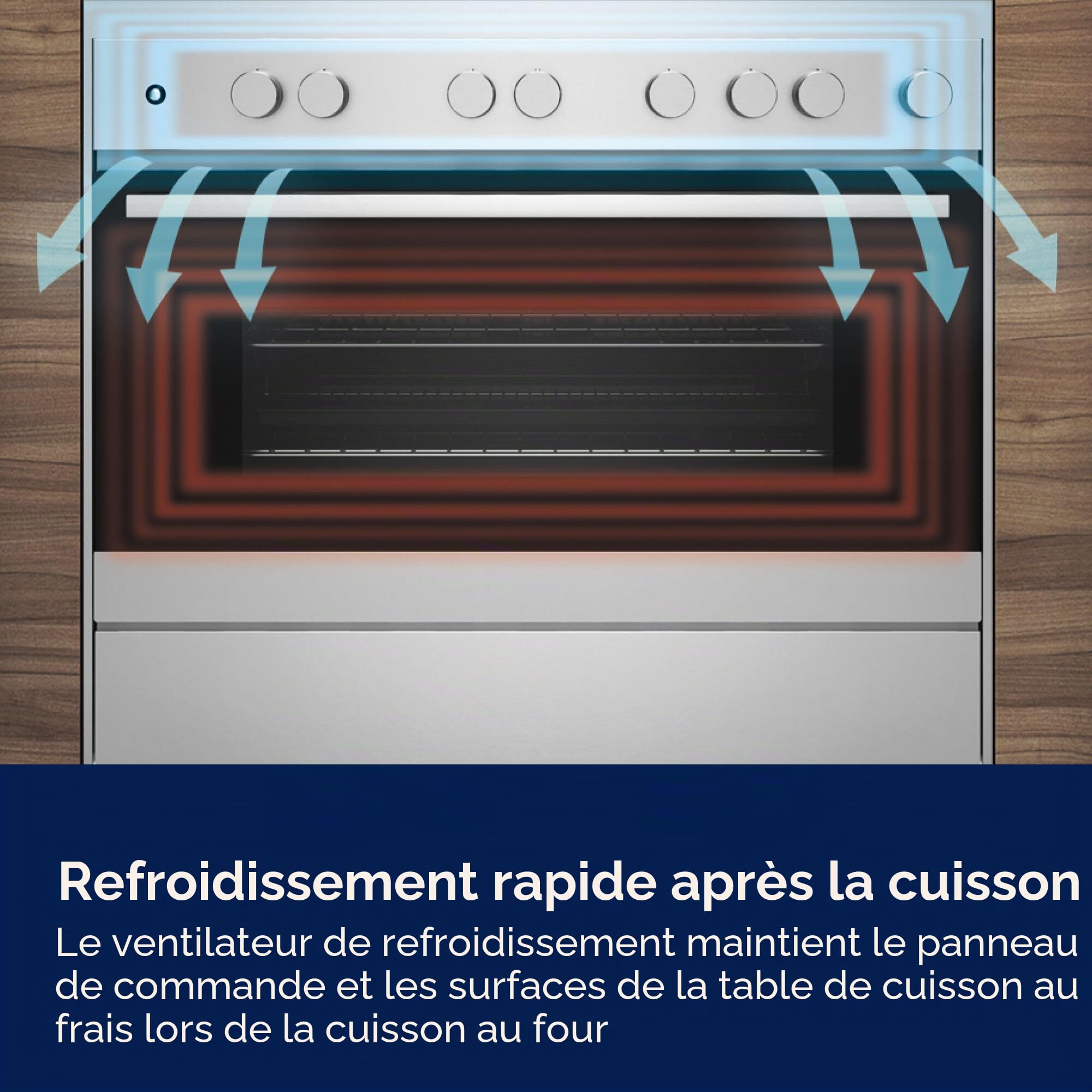 CUCINA 60CM 4ZONE ELETT. F.ELETT.MULTI CL.A INOX