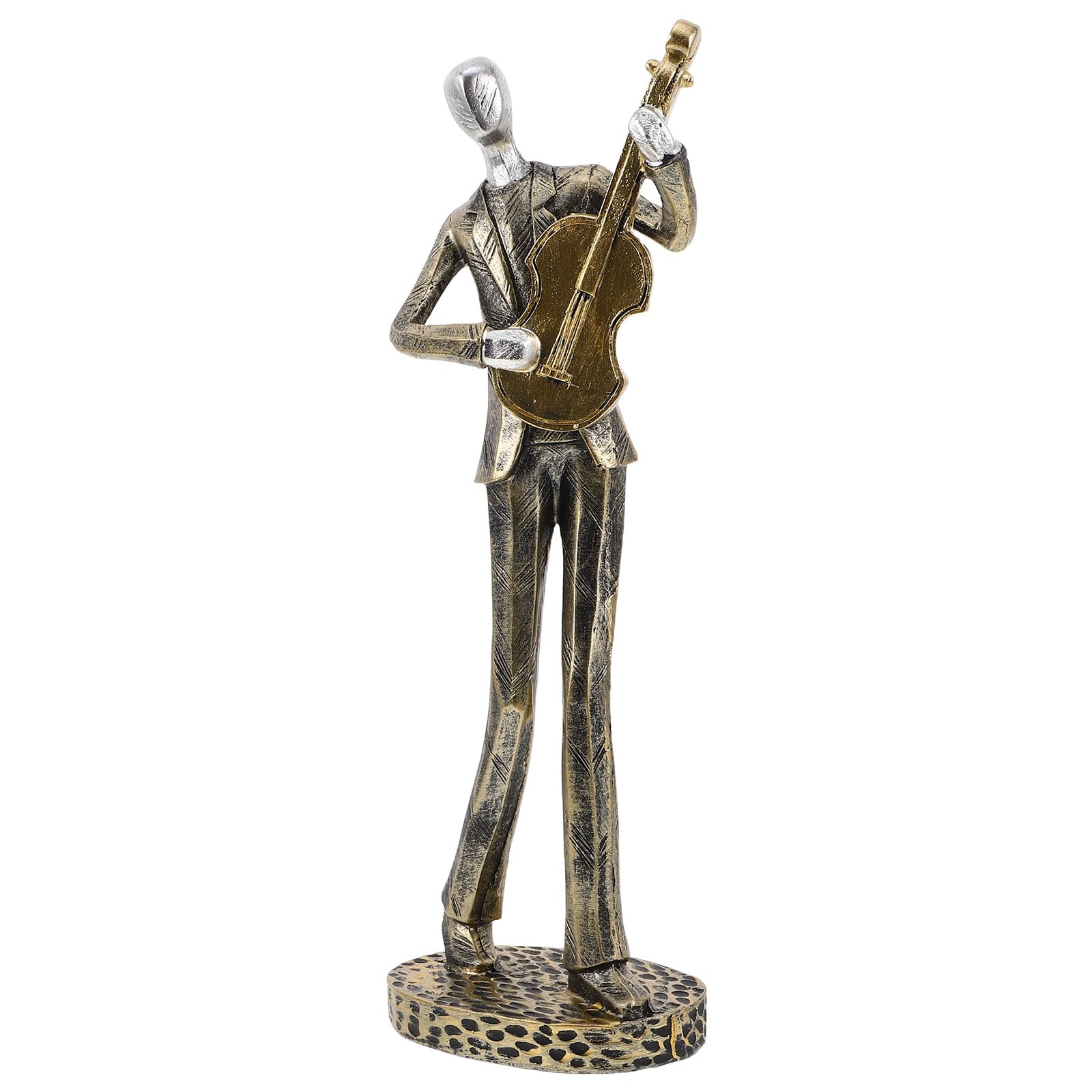 Statue abstraite en résine de guitariste OSALADI décoration moderne