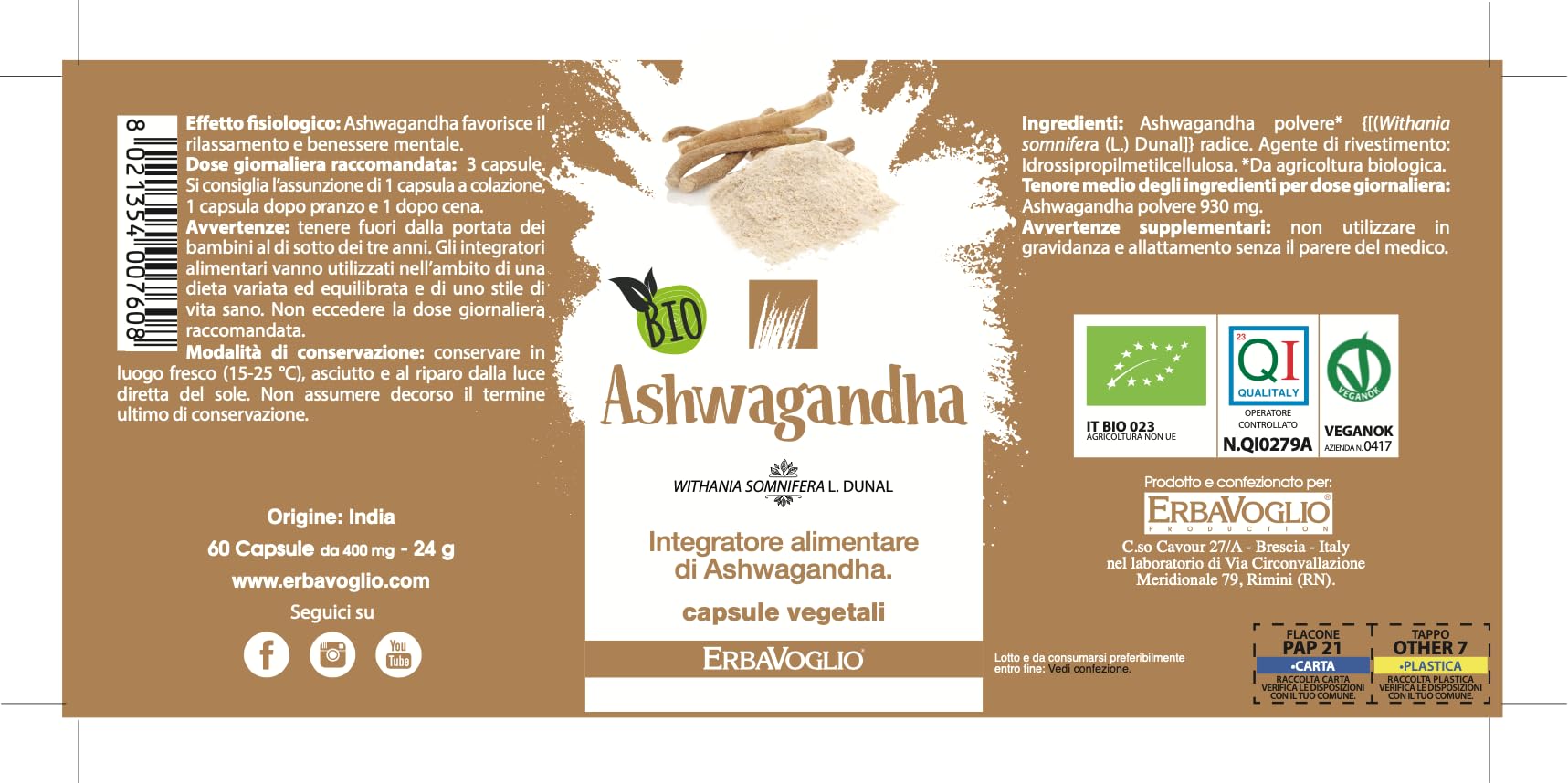 Erbavoglio Kit Benessere - Stanchezza e Stress