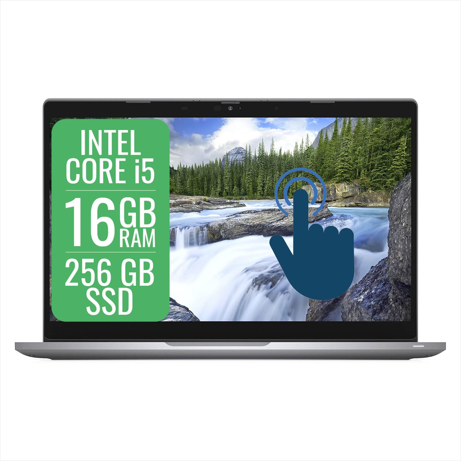 DELL Latitude 5320 Laptop Business, Notebook FHD Touchscreen da 13.3 pollici, Intel i5-1145G7, RAM 16 GB, SSD 256 GB, Windows 11 Pro + Libre Office (Ricondizionato)