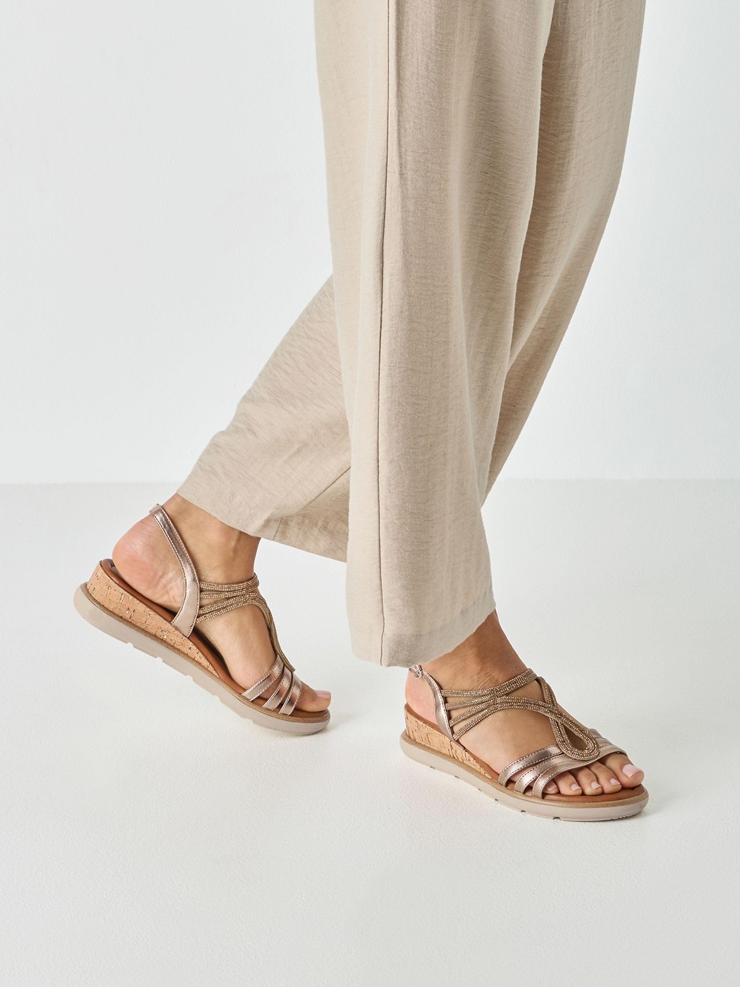 Tamaris Kobiety Tamaris Damen 1-28714-46Sandał na koturnie