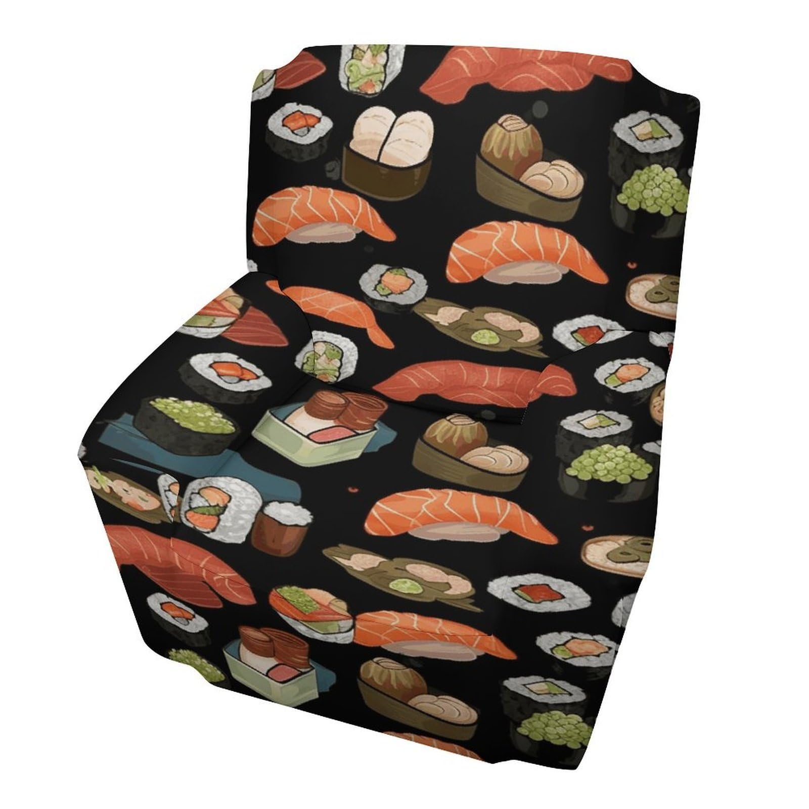 Fekiloot Style Japanese Sushi Black Couch Cover Sofa Cover Sofa Slipcover