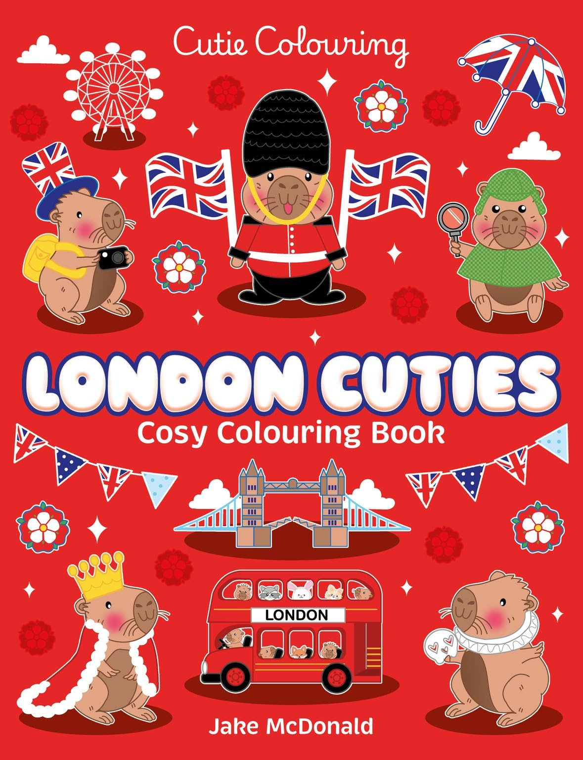 London Cuties Cosy Colouring Book - explore the iconic city the Cutie Colouring way!