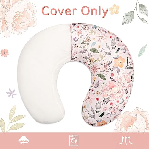 Miniatura 7 de Funda de almohada de lactancia para bebé, funda de almohada extraíble para lactancia, funda de almohada de lactancia para niños recién nacidos, tela