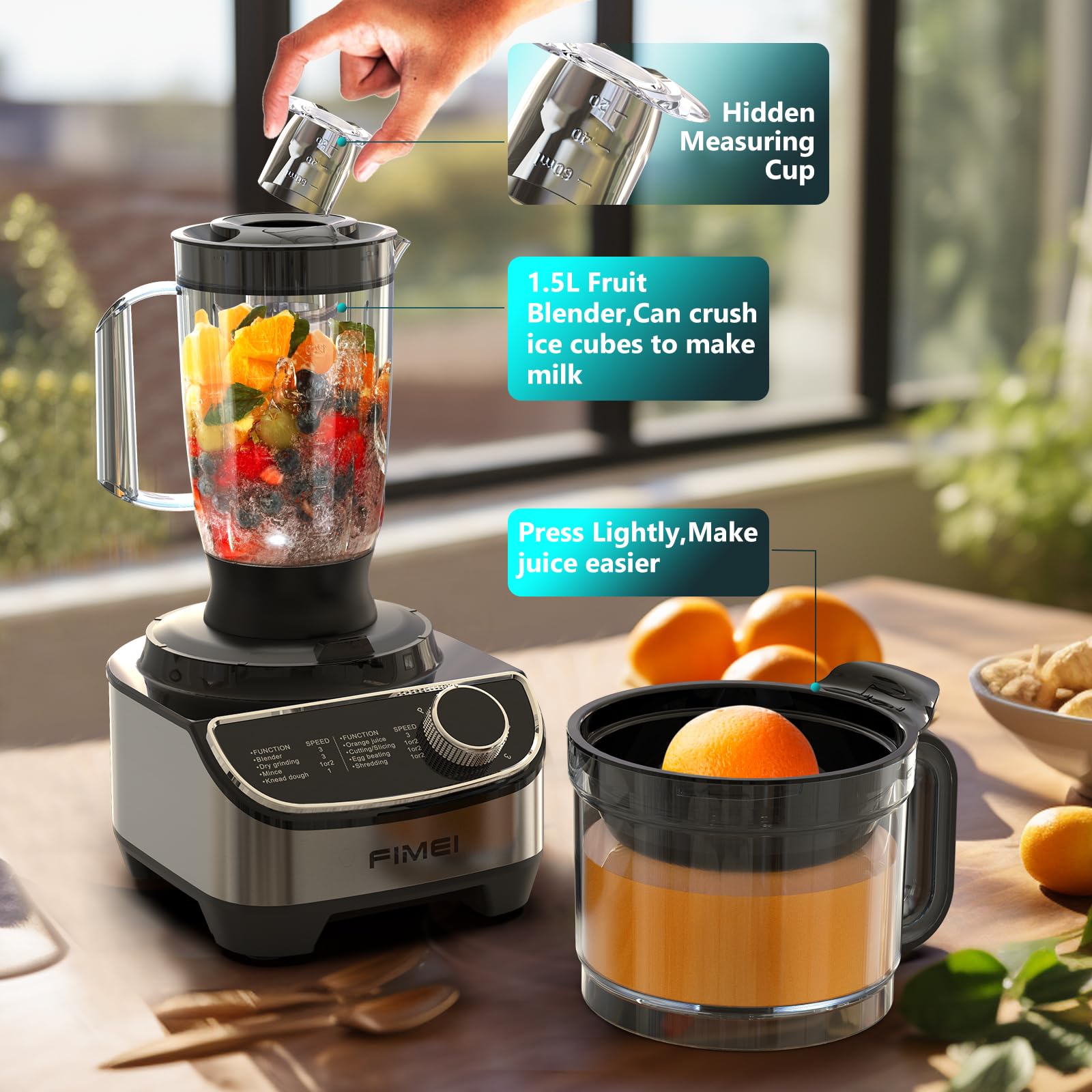 FIMEI Robot kuchenny rozdrabniacz 1300 W