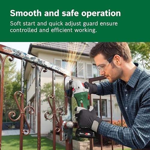 Bosch 18V System Cordless Angle Grinder PWS 18V-70 (for Small to Medium-Sized Cutting and Grinding Jobs; Grinding disc Diameter: 125mm) - 5