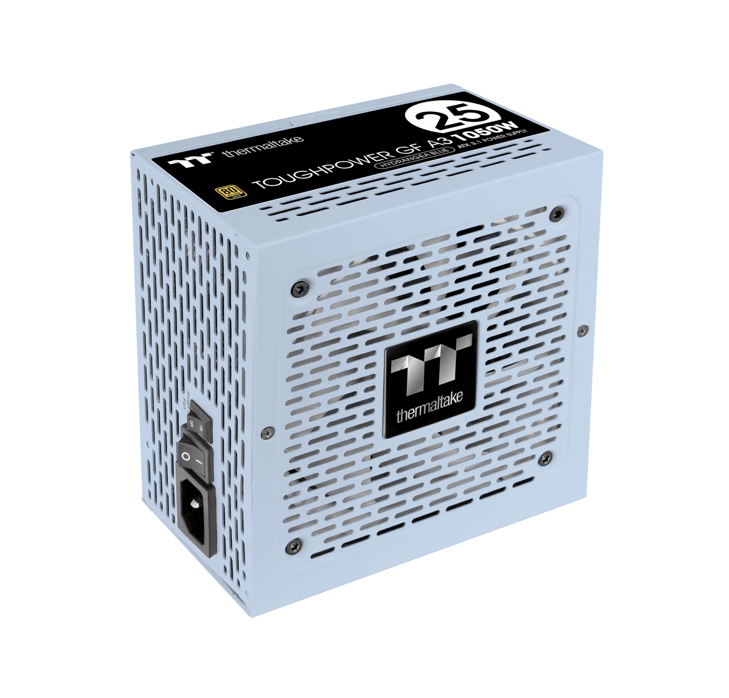 Thermaltake GF A3 1050 W zasilacz PC ATX-3.0, PCIe Gen 5.0, 80-Plus Gold, w pełni modułowy, cichy, 140 wentylatorów, certyfikat UE, 25 lat Hydrangea Limited Edition