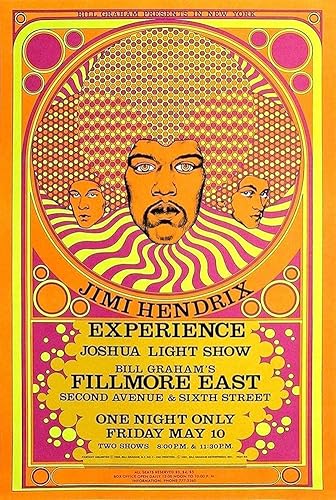 XEZJUNE Vintage Wall Decor Jimi Hendrix Concierto Signo de Hierro Cartel Pintura Cartel de Estaño Me Cerveza D Cartel de Metal de Estaño 8x12