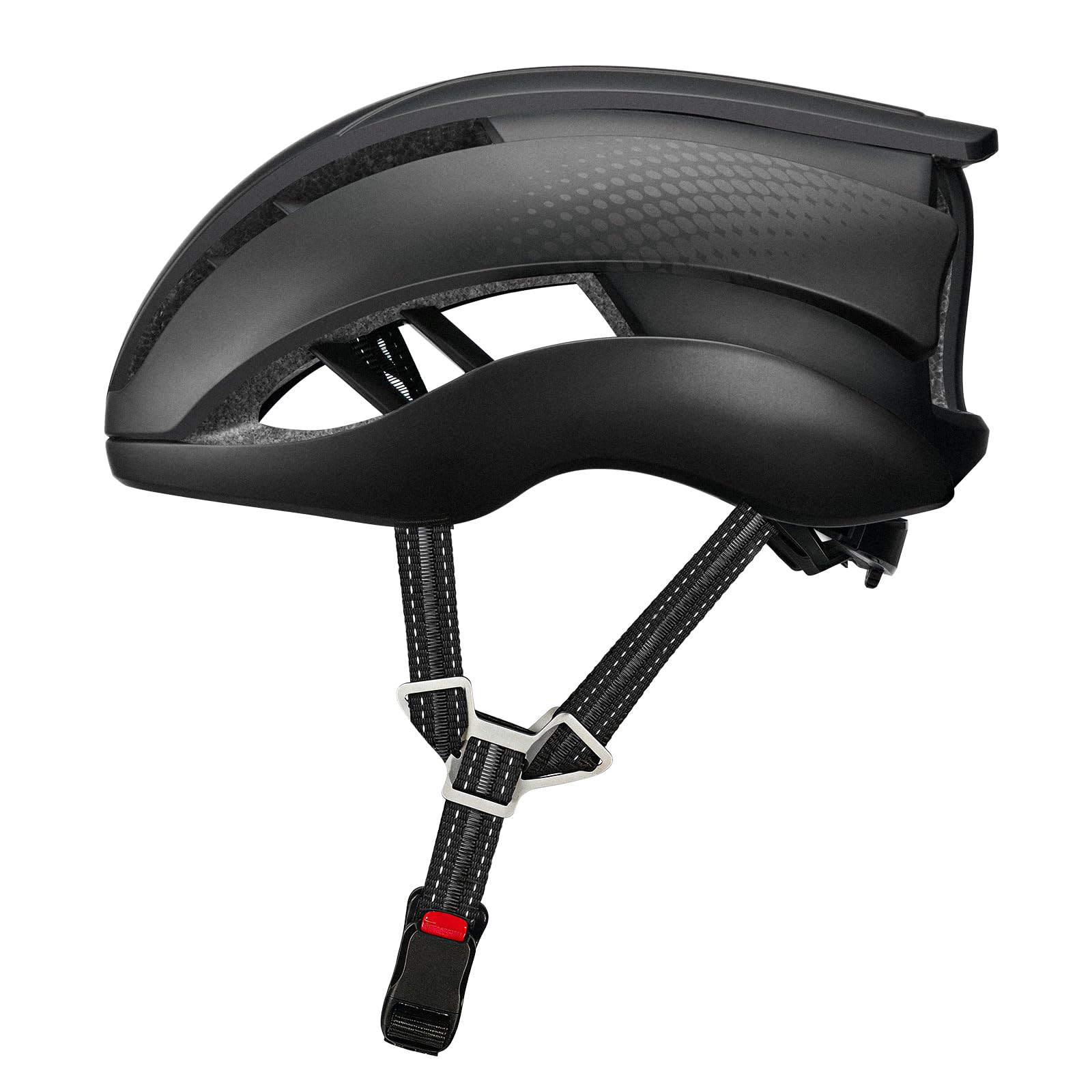 Fahrradhelm Herren Damen, Leichter Fahrradhelm Erwachsene für City & Rennrad mit Magnetverschluss, 16 Belüftungsöffnungen, CE EN1078 – Verstellbar M/L (55–61 cm, ca. 290–300g)