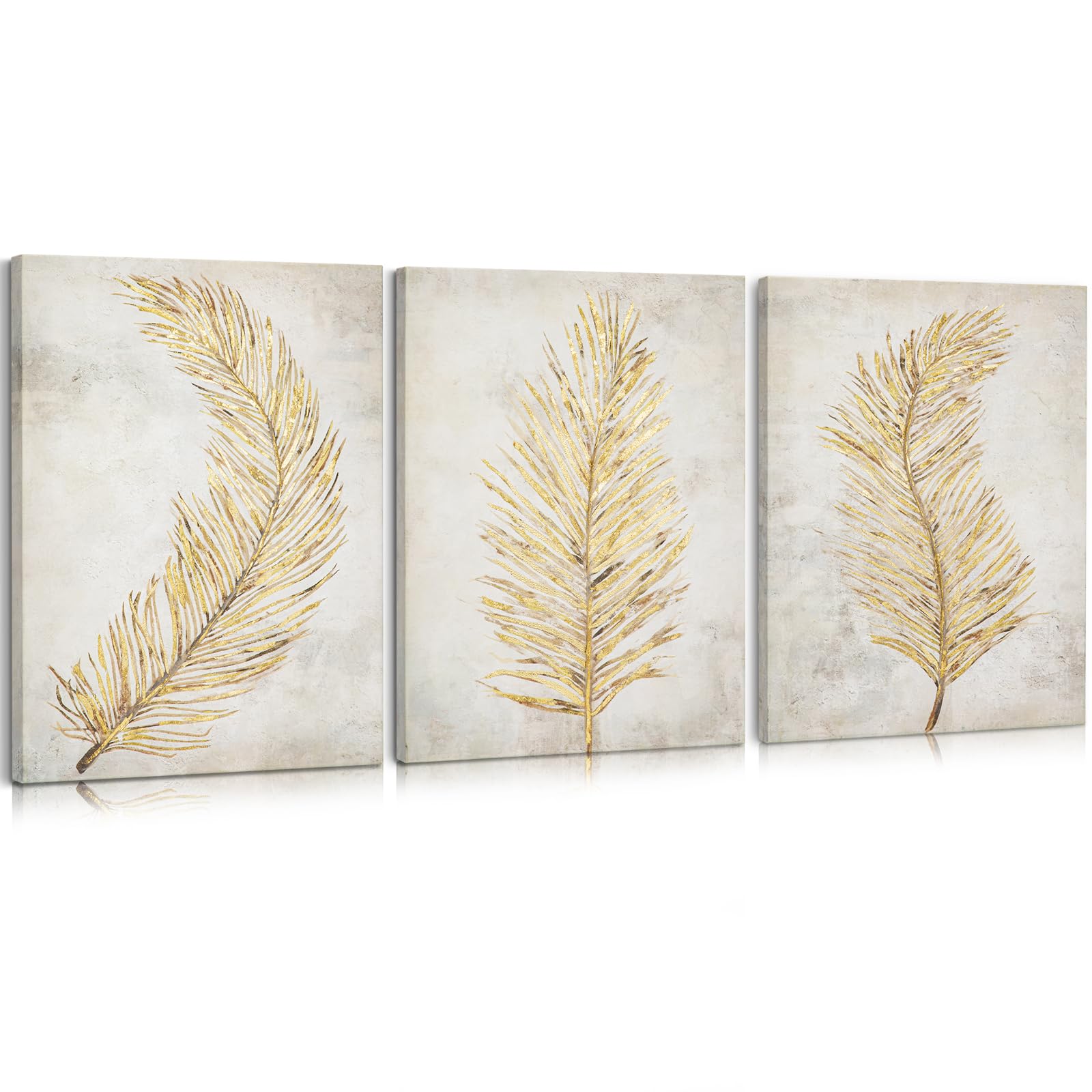 Tableau mural bois de bouleau peint main déco moderne 30x40 - 8