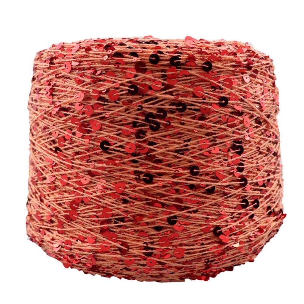 Double Knitting Double Knitting 50G/Ball/140M Cotton Yarn 6/3Mm Special Sequin Yarn Clothing Accessories Doll Knitting Yarn-05_2Pcs