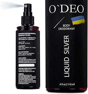Aluminum Free Deodorant for Men – All Natural Deodorant Spray – Organic Deodorant for Men 4 fl oz of Natural Deodorant Unscented for Sensitive Skin