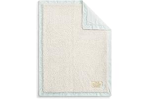 Demdaco Wrapped in Prayer Blue and White 40 x 30 Inch Baby Nursery Swaddling Blanket