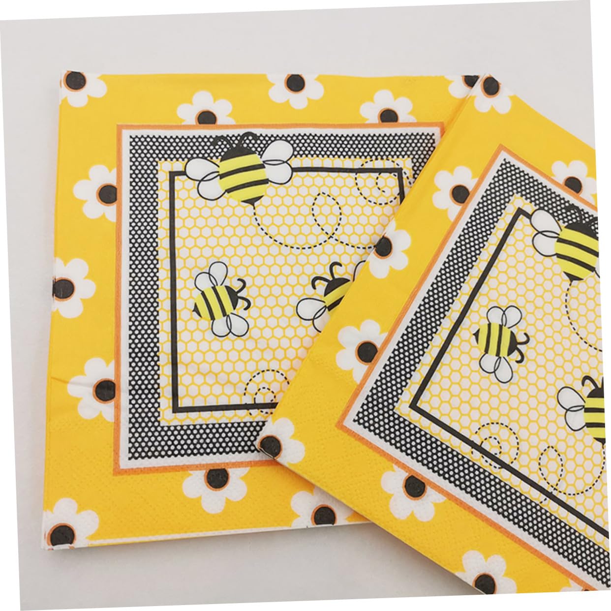 Papierservietten mit Bienenmotiv Stoff für Hochzeiten
