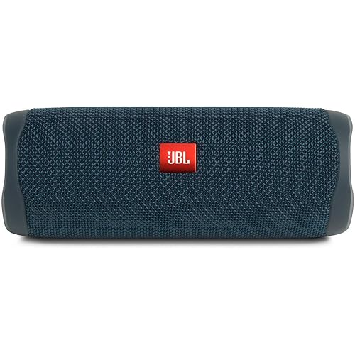 JBL Flip 5 Portable Bluetooth Speaker - Ocean Blue (JBLFLIP5BLUAM) (Renewed)
