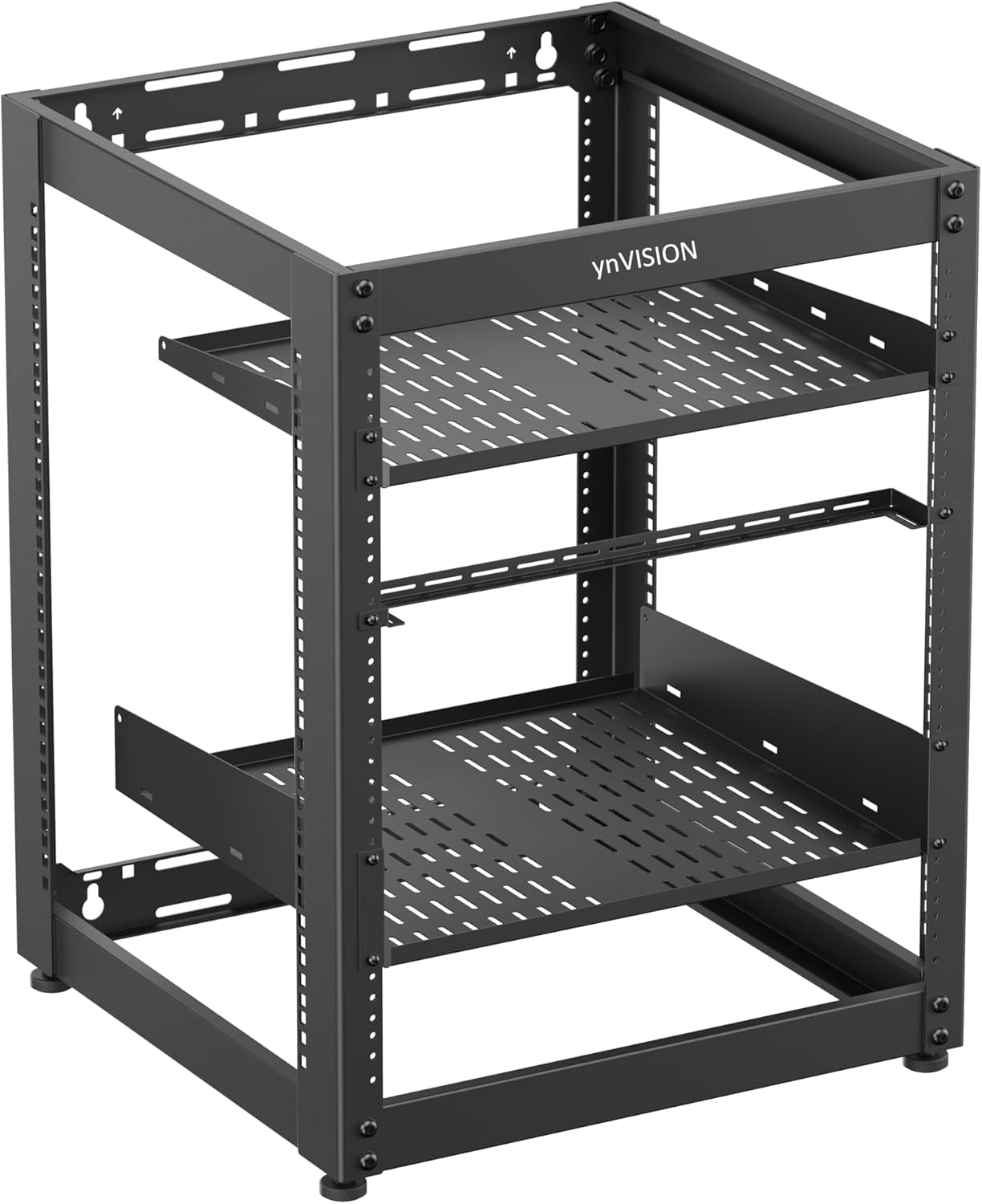 Amazon.com: ynVISION.DESIGN 15U Server Rack - Floor Stand or Wall Mount ...