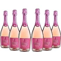 Vigneti Romio Vino Spumante Rosato Novebolle Romagna DOC, 11.5 % Vol, Confezione con 6 Bottiglie da 750 ml