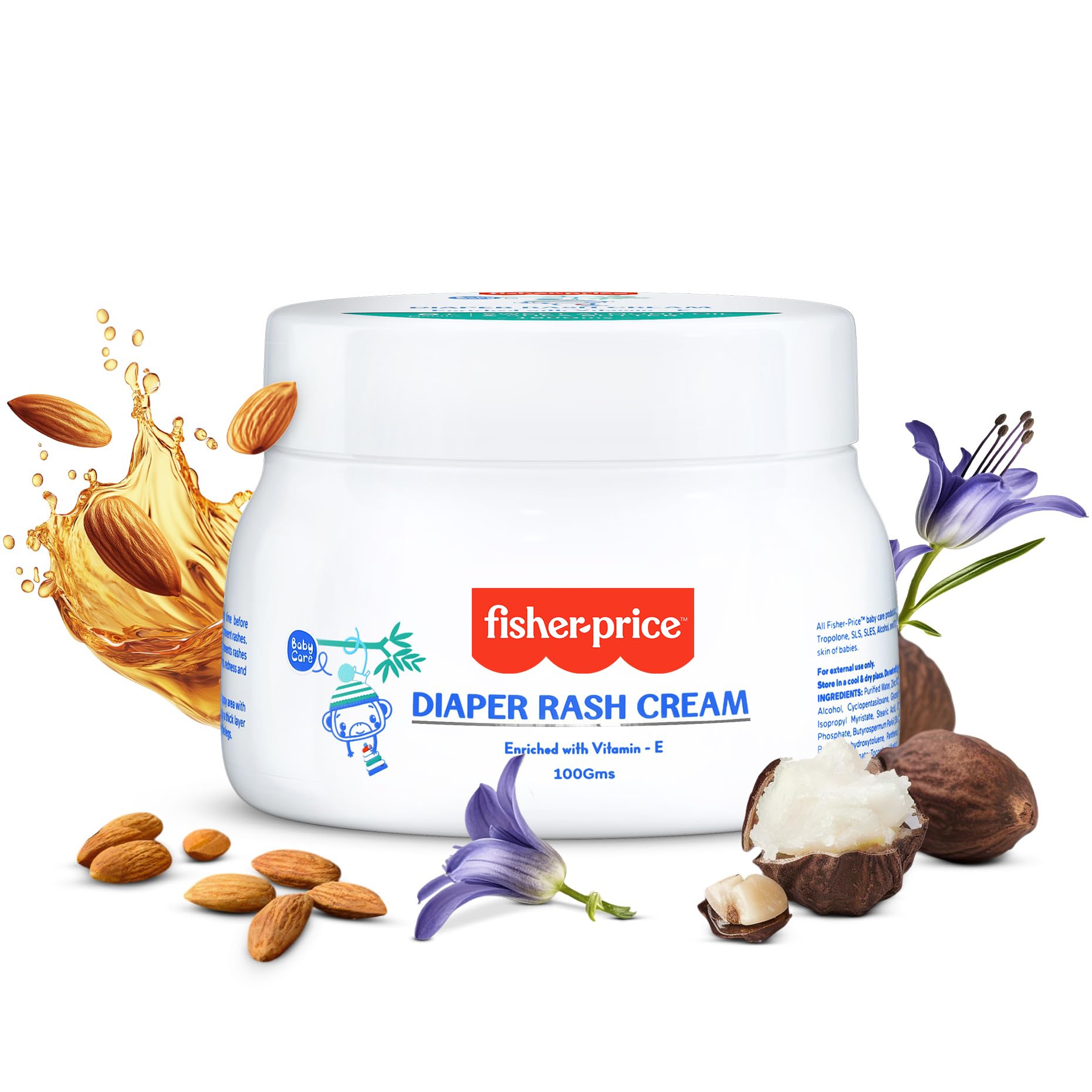 Fisher-Price Baby Care Diaper Rash Cream 100g-image-8