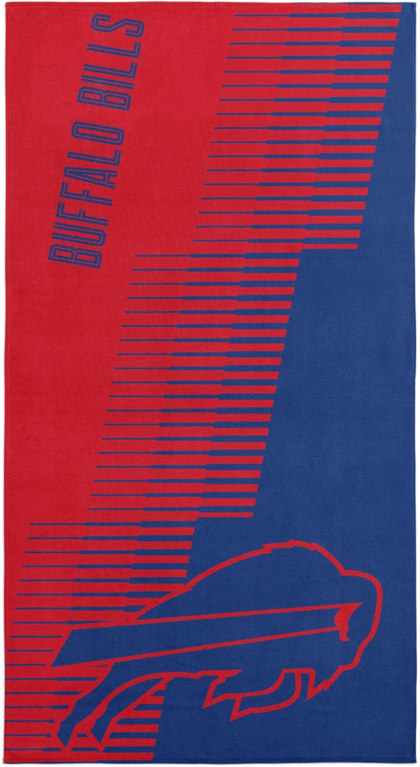 Northwest Buffalo Bills NFL Progression Jacquard Beach Towel 36 x 72 Inches