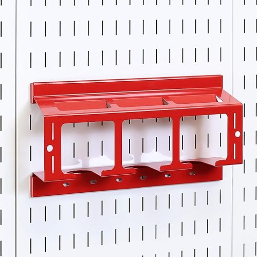 Miniatura 7 de Wall Control Soporte para taladro de almacenamiento de herramientas eléctricas  Taladro de impacto compacto a batería, organizador de tablero de