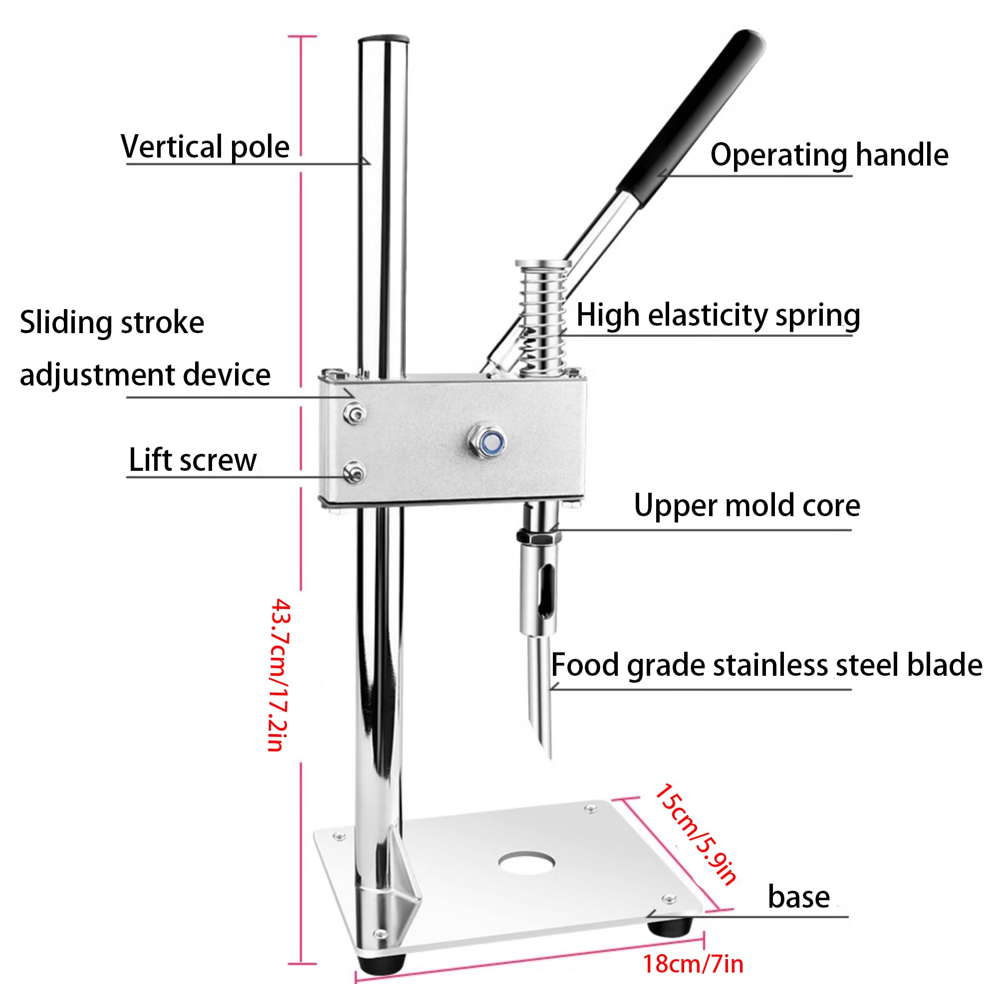 YOQVQOY Coconut Opener Machine, Stainless Steel Coconut Opener Tool Set, Easy To Open Young/Tender Coco Nut
