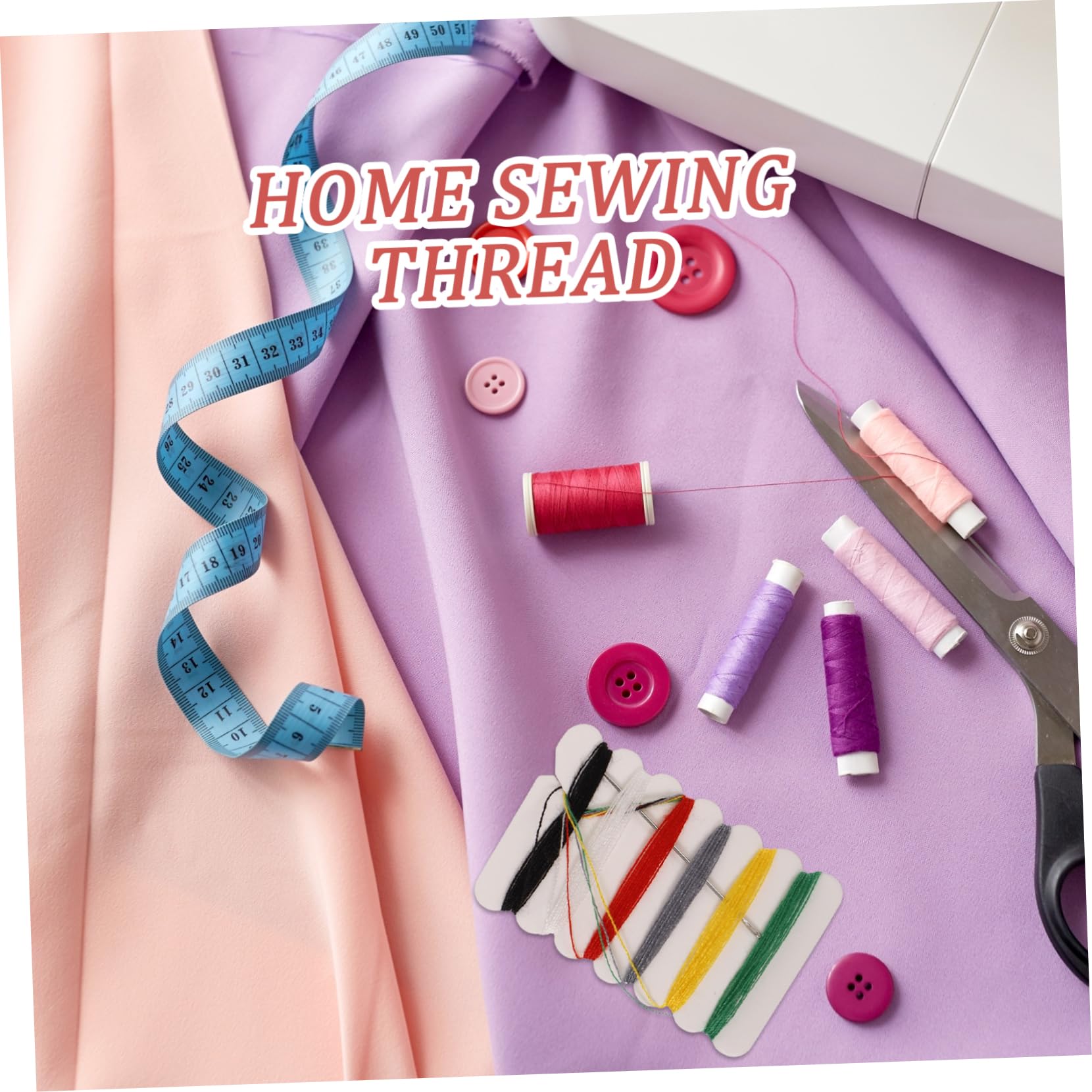 Kit de Costura Portátil 100 Piezas Botones, Agujas E Hilo | Principiantes y Madres, Uso Doméstico y Comercial, Incluye Alfileres, Formato Compacto Color Aleatorio