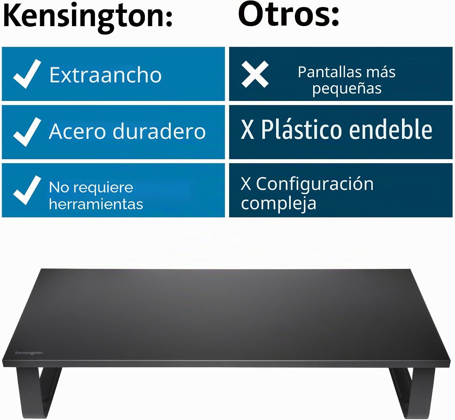 Kensington K55726EU – Soporte Monitor Extraancho Hasta 32” 8
