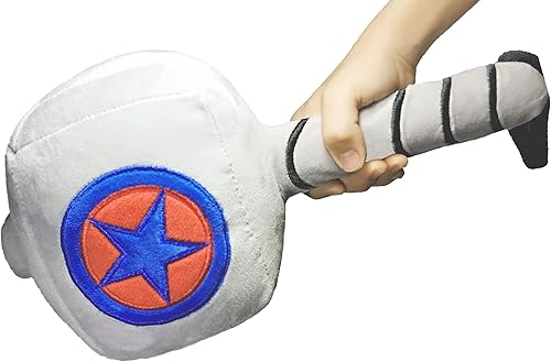 Miniatura 4 de Marvel Legends Thor Hammer Toy Plush Pillow Buddy Kids Cosplay Toy - 11“