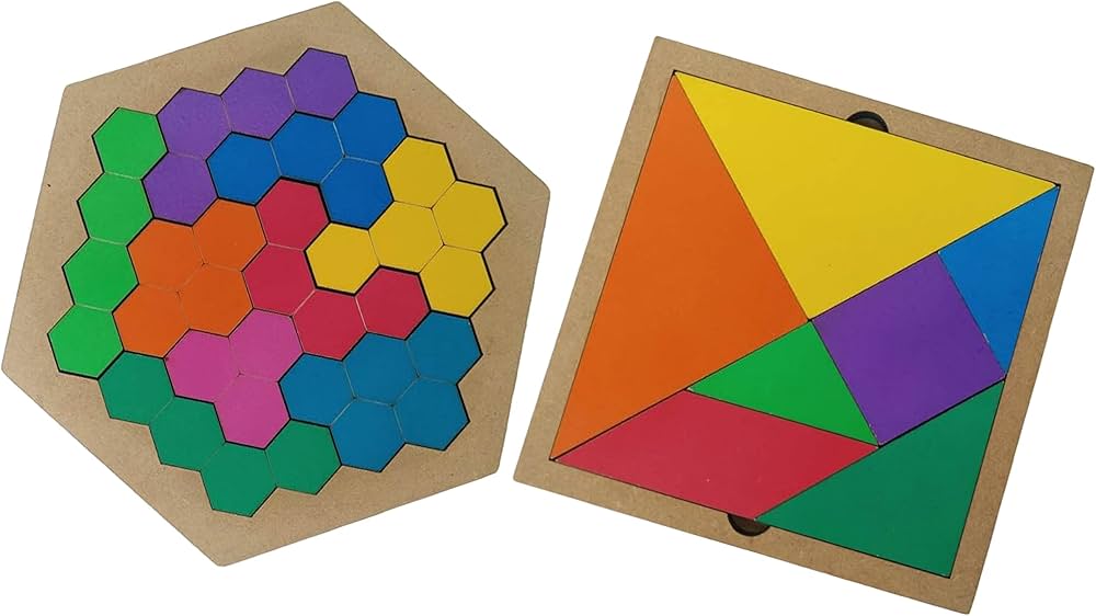 PENTAGON フイ tripl h トレカ 2枚セット GYANOTOY Wooden Tangram and Honey Bee Puzzle for Kids to Develop