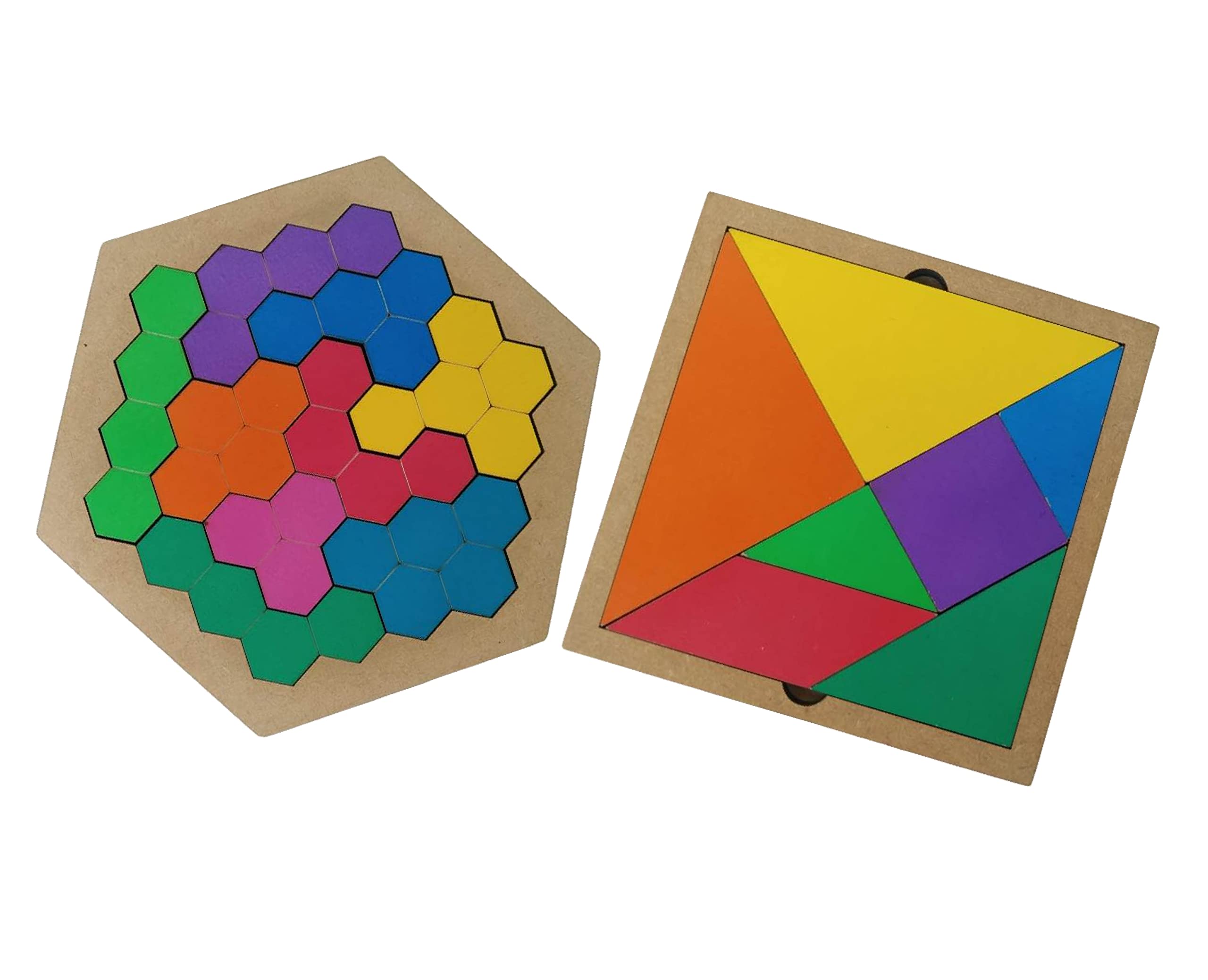 GYANOTOY Wooden Tangram and Honey Bee Puzzle for Kids to Develop Problem-Solving and Spatial Awareness Skills| A Fun and Engaging Mind Development Toy (B0BMXPJ1D5) Amazon Price History, Amazon Price Tracker
