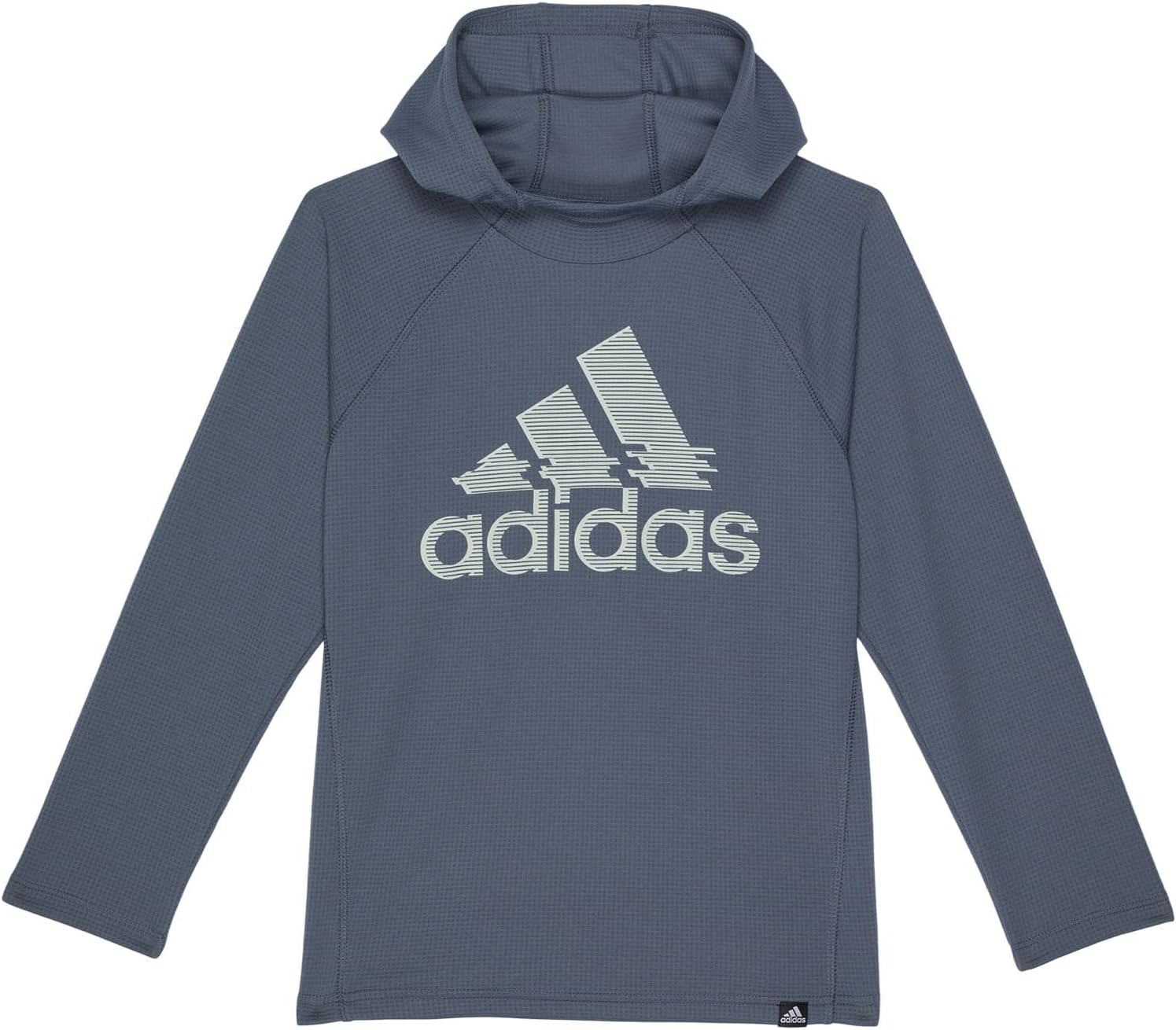 adidas Boy's Thermal Training Hooded Top (Big Kids) Dark Grey MD (10-12 Big Kids)