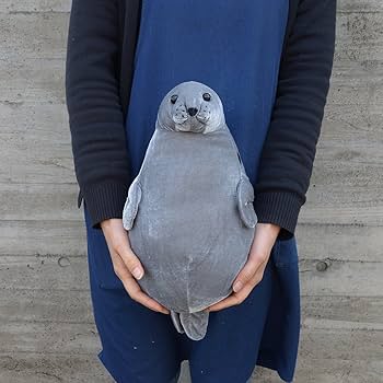 Amazon.co.jp: 海中散歩 あざらしたっちっち ぬいぐるみ(M) 高さ