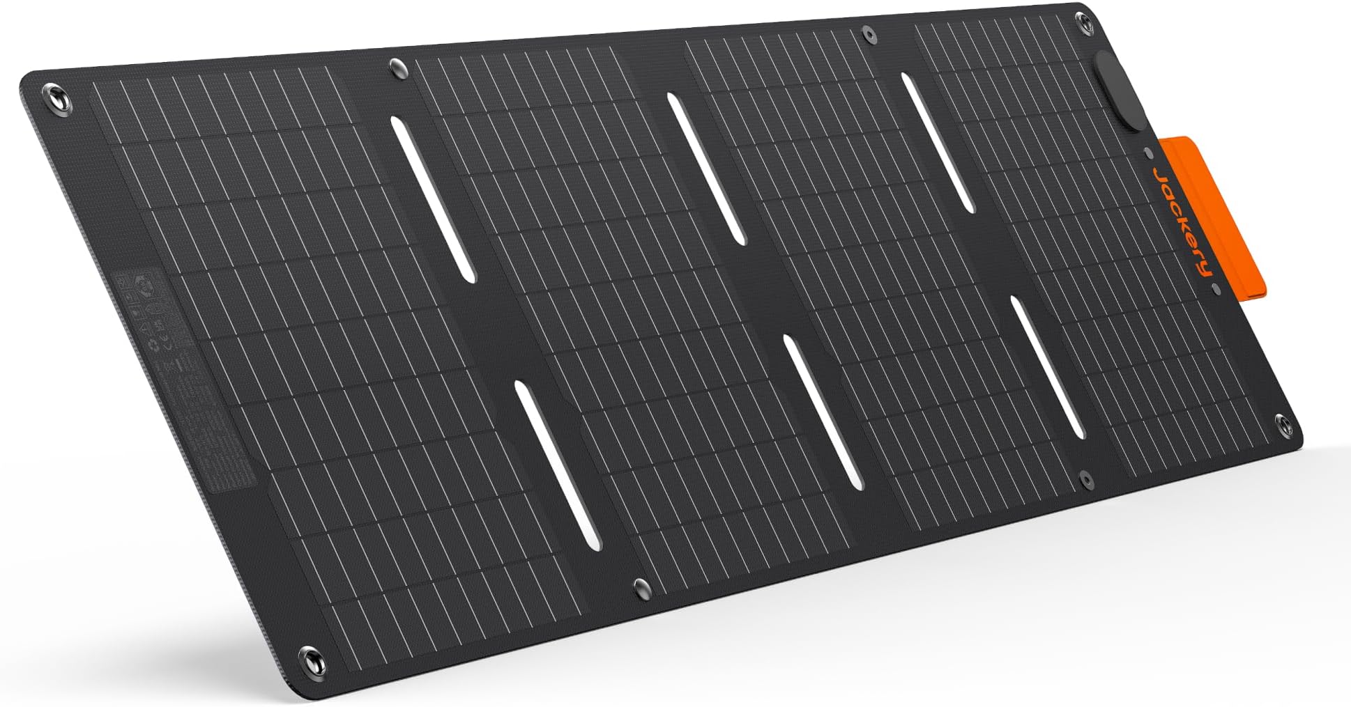 Jackery SolarSaga 40 Mini Solar Panel, Portable Solar Panels with USB-C & USB-A Ports, Book-Sized Foldable Solar Charger for Phones, IP68 Waterproof Rated, for Hiking, Camping and Off-Grid Living