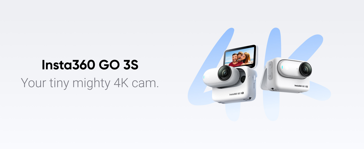 Amazon.com : Insta360 GO 3S - 128 GB White 4K Tiny Portable