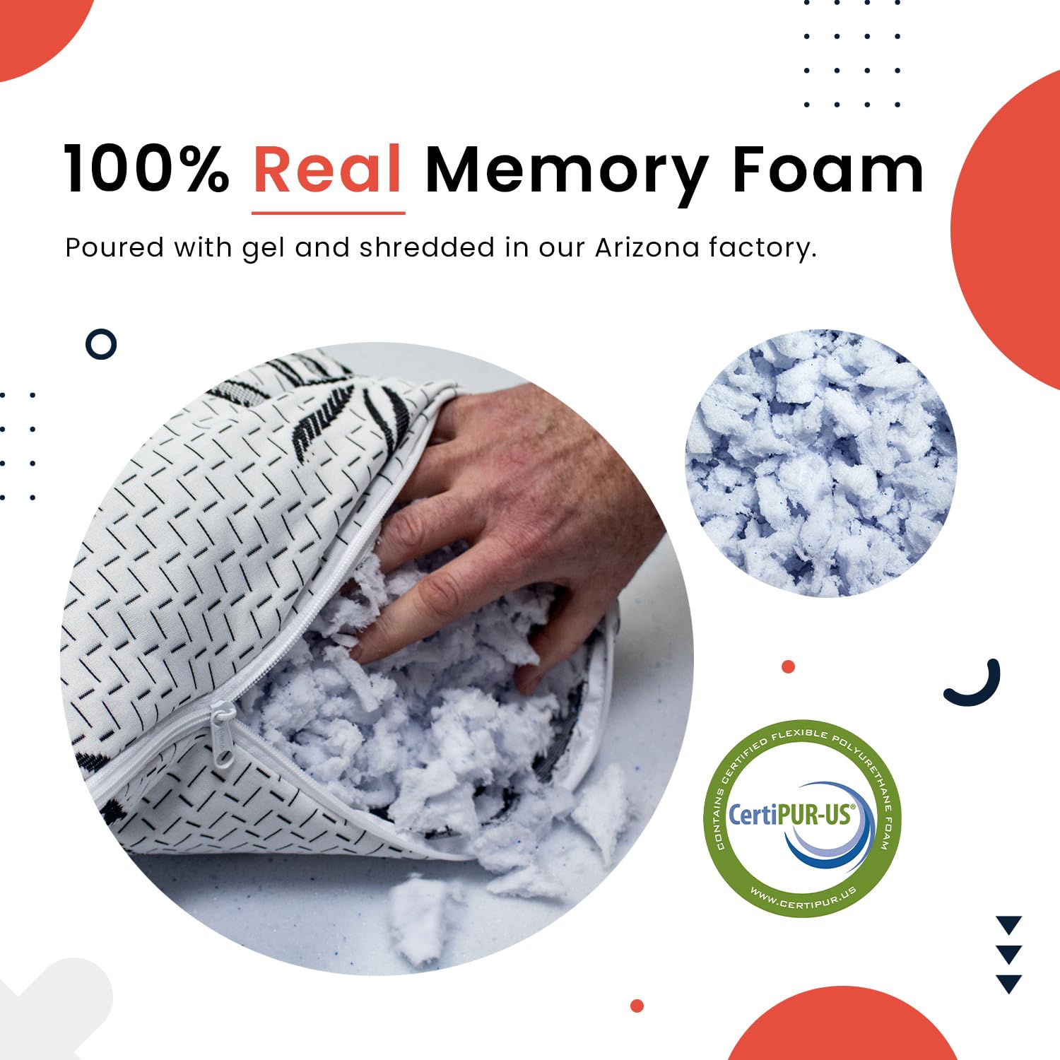 Boyfriend Body PillowÃ‚Â Red - Companion Pillow w/Mooshi Micro Beads and Soft Red T-Shirt