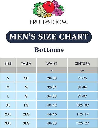 Vista 6 de Fruit of the Loom Men's Eversoft Cotton Shorts with Pockets (S-4XL)