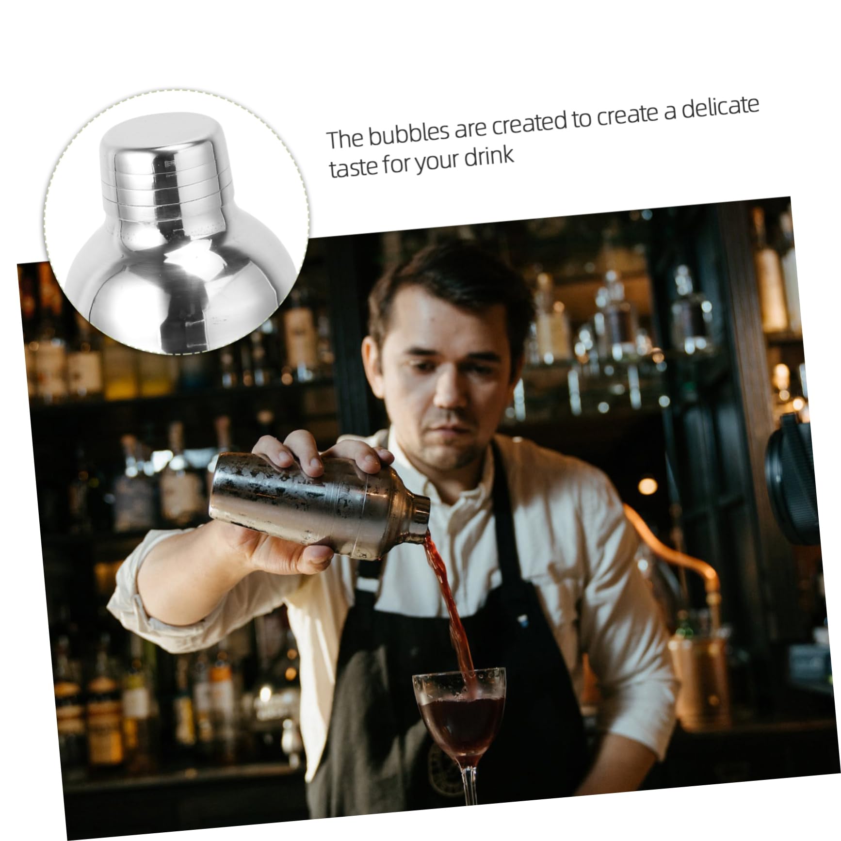 MAGICLULU 22piezas Coctelera Profesional de Equipo para Cócteles Incluye Vaso Medidor Coctelera y Suministros para Barman para Preparar Cócteles Casa