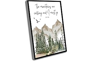 The Mountains Are Calling and I Must Go Poster