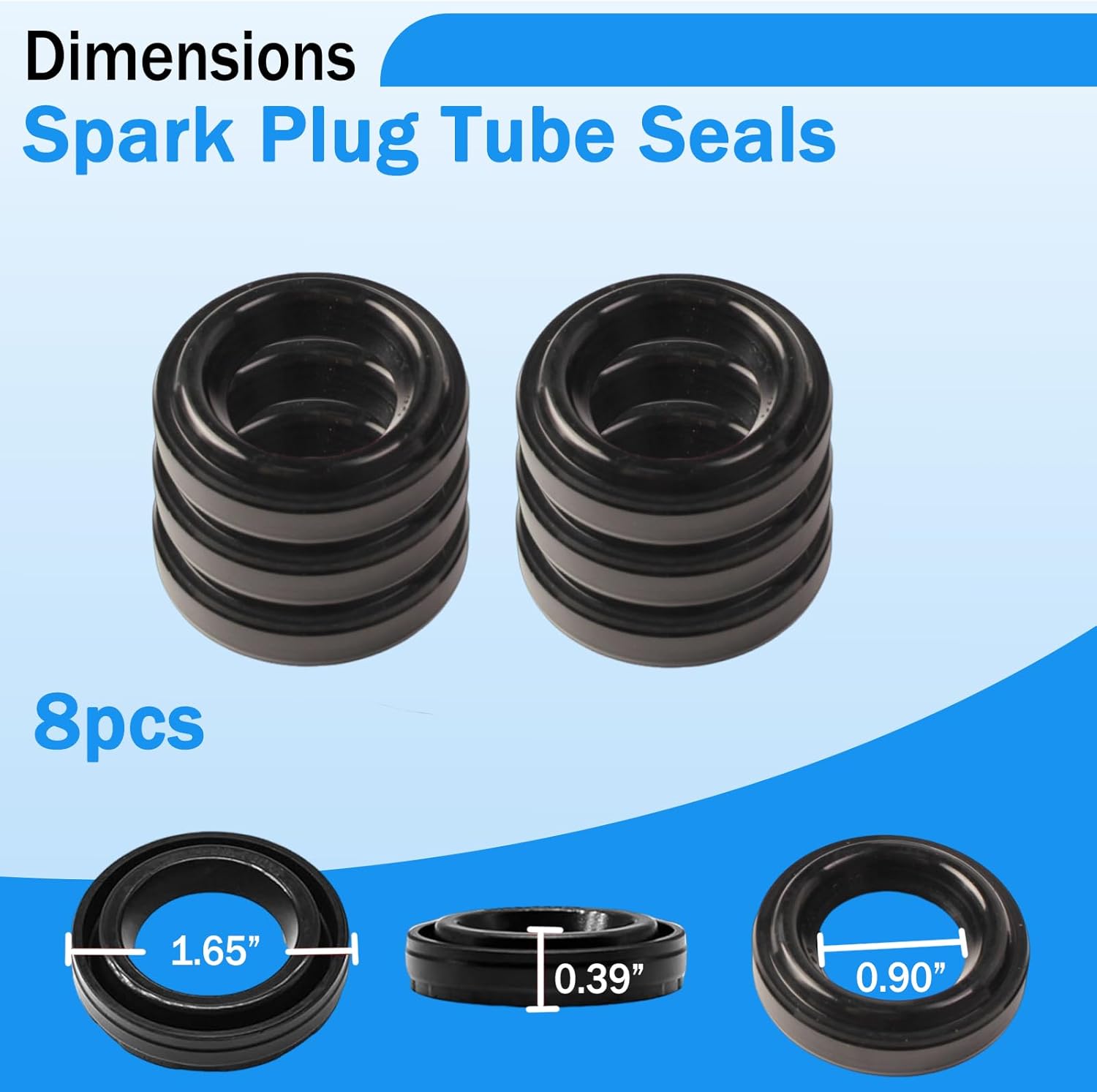 Engine Valve Cover Gasket Set for Toyota Tundra 4.7L 2000-2009, Sequoia 4.7L 2001-2009, Replace OE VS50592R